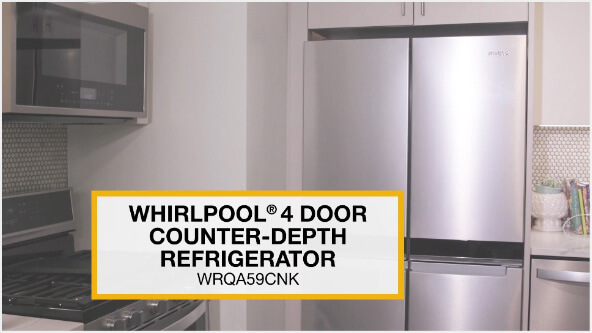 Introducing the Whirlpool® Counter-Depth 4-Door Refrigerator